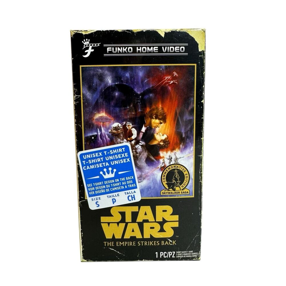Star Wars Funko Home Video T Shirt size Small The Empire Strikes Back